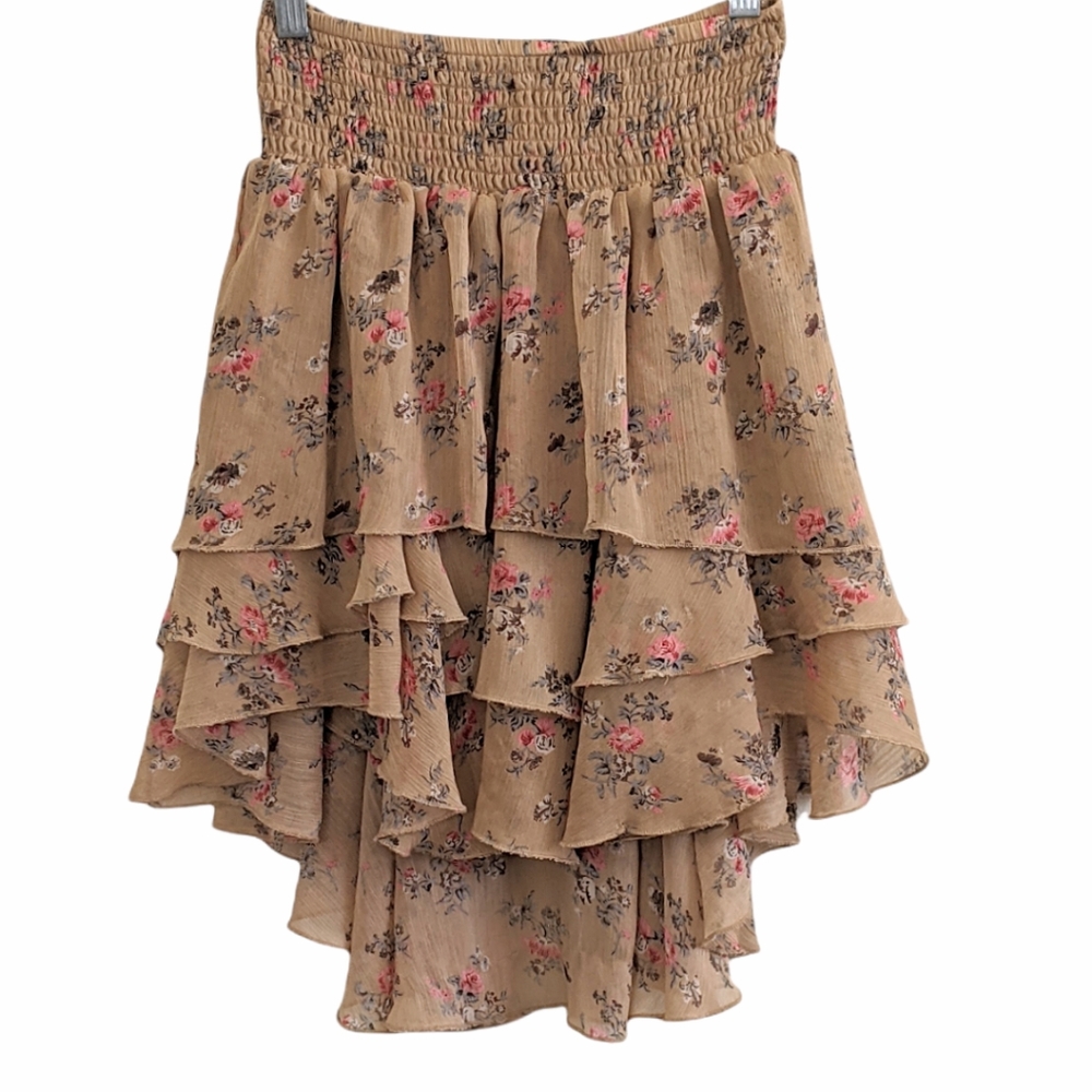 Ralph Lauren Denim & Supply Floral Ruffle Skirt